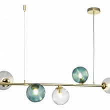 Indigo Selva 11032/5PL Gold Потолочный светильник 110x31x36 см, Россия - фото 1 - фото 3