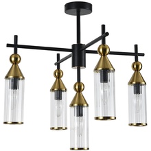 Indigo Torazzo 13037/5R Black Люстра Россия - фото 1 - фото 3