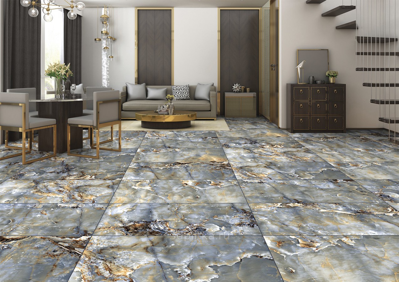 Gelata 🏆 Oro Marrone High Glossy 60x120 керамогранит от Infinity ...