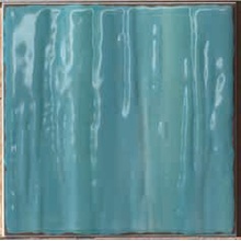 Iris Ceramica Kreo 563467 Lava Turquoise Настенная плитка 20x20 см, Италия - фото 1 - фото 1