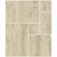 Isla Tiles Opus 1007428 Beige Mod 39 (2x20x20, 1x20x40, 2x40x40, 1x40x60,8) Керамогранит 40x40 см, Италия, под камень  - фото 1