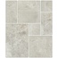 Isla Tiles Opus 1006101 Silver Mod 39 (2x20x20, 1x20x40, 2x40x40, 1x40x60,8) Керамогранит 40x40 см, Италия, под камень  - фото 1