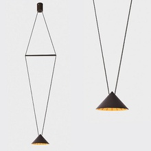 Italline IT03-1429 IT03-1430 black/orange Светильник 35,7x19,6x150 см, Италия - фото 1 - фото 3