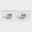Italline M02-026 M02-026021 white Встраиваемый светильник 17,2x9,2 см, Италия - фото 1