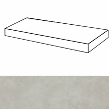 Italon Forum (Форум) 620070003087 Вэйв Сильвер Правая Угловая ступень 33x80 см, Россия, под бетон  - фото 1 - фото 1