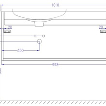 Eb2053 j51 тумба под раковину madeleine 80 матовый белый