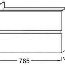 Eb2385 j5 пенал подвесной tolbiac 40 белый