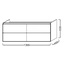 Jacob Delafon Odeon up EB997-N18 140 Белый Тумба для раковины 48,5x140x53 см, Франция - фото 2