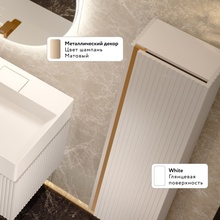 Jorno Filoro Fil.04.120/P/W/JR Белый 33 Шкаф-пенал 20x33x120 см, Россия - фото 1 - 3 Jorno Filoro Fil.04.120/P/W/JR Белый 33 Шкаф-пенал 20x33x120 см, Россия - фото 1 - фото 3