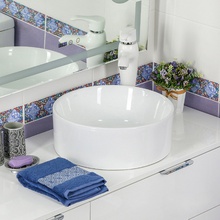 Jorno Melana 7078A-805 Белая 41 Раковина 41x41x15,5 см, Россия - фото 1 - фото 3