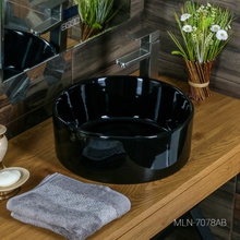 Jorno Melana 0025403 Черный 40 Раковина 41x41x15 см, Россия - фото 1 - фото 4