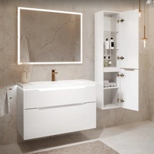 Jorno Prima Prim.02.100/W/RL С подсветкой 100 Зеркало 2,4x100x80 см, Россия - фото 1 - 2 Jorno Prima Prim.02.100/W/RL С подсветкой 100 Зеркало 2,4x100x80 см, Россия - фото 1 - фото 2