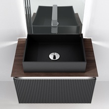 Jorno Strong Str.01.100/P/A Антрацит 100 Тумба для раковины 54x100x33 см, Россия - фото 1 - фото 4