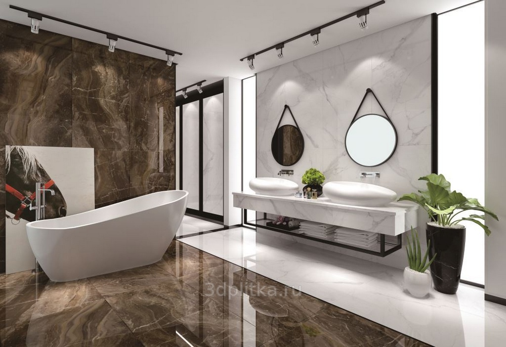 Плитка для ванной комнаты: 60 фото современных материалов в стиле английского, скандинавского, восточного, прованса и лофта, пэчворк и других