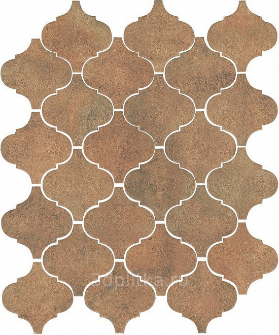 65003 Арабески котто 🏆 Рыжий 26x30 настенная плитка от Kerama Marazzi ...