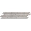 Kerama Marazzi Гренель SG144\004 Серый Темный Мозаичный Бордюр 9,8x46,5 см, Россия, под камень  - фото 1