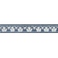 Kerama Marazzi Алмаш DC\A34\SG9174 Синий Бордюр 4,9x30 см, Россия - фото 1