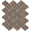 Kerama Marazzi Арабески Марокко KM2630M0010N Коричневый Тёмный Глянцевый Мозаика 26x30 см, Россия, под мозаику - фото 1