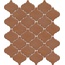 Kerama Marazzi Арабески Марокко KM2630M0020N Коричневый Глянцевый Мозаика 26x30 см, Россия, под мозаику - фото 1