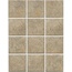 Kerama Marazzi Брюссель 1324 Бежевый Матовый из 12 частей Керамогранит 9,8x9,8 см, Россия, под камень  - фото 2