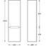 Kerama Marazzi Buongiorno BGP.130\WHT Белая глянцевая/Дуб кантри 35 Шкаф-пенал 28x35,5x130 см, Россия - фото 3
