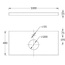 Kerama Marazzi Canaletto CN100.DD507020R Столешница для раковины 100x48x5,5 см, Россия - фото 3