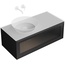 Kerama Marazzi Iconico IC.100.1\BLK Чёрный глянцевый 100 Тумба для раковины 48,7x98,4x35 см, Россия - фото 1