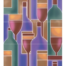 Kerama Marazzi Карминьяно OS\A299\3x\15079 Матовый Панно 40x45 см, Россия - фото 1 - фото 1