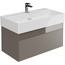 Kerama Marazzi Logica LO.90.2\SAN Песчаная 90 Тумба для раковины 46x86,8x40 см, Россия - фото 2