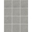 Kerama Marazzi Матрикс 1320H Серый Полотно из 12 частей 9.8х9.8 Керамогранит 29,8x39,8 см, Россия, под бетон  - фото 1