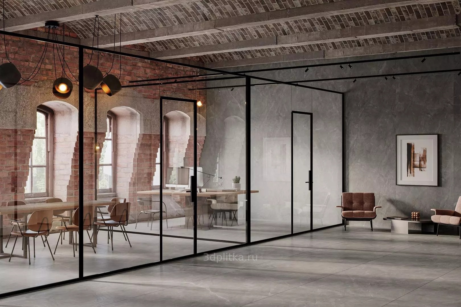 Kerama Marazzi Мэджико 119,5x320 см, керамогранит, Россия, под камень  - фото интерьера 1