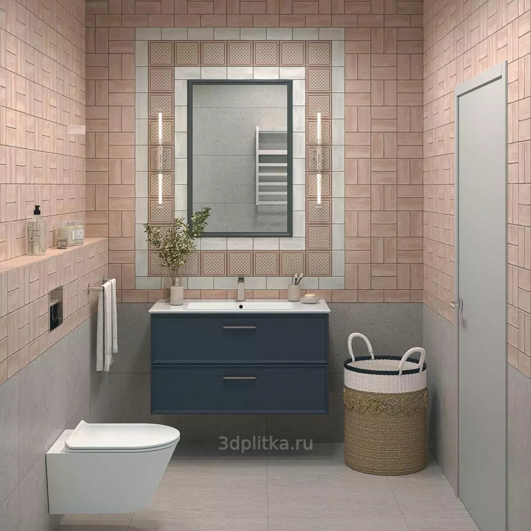 VTA56517022 Монтальбано ? 4 матовый 15x15 декор от Kerama Marazzi купить  керамическую плитку и керамогранит в Москве в магазине 3Дплитка