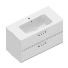 Kerama Marazzi Piano Classic PIA.CL.95\WHT.M Ясень Белый матовый 95 Тумба для раковины 46x95x52,5 см, Россия - фото 1 - фото 4