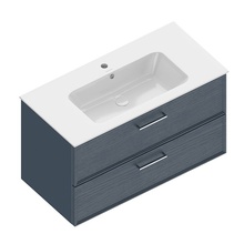 Kerama Marazzi Piano Classic PIA.CL.95\BLU.M Ясень Синий матовый 95 Тумба для раковины 46x95x52,5 см, Россия - фото 1 - фото 4