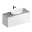 Kerama Marazzi Plaza Modern PLB.M.120.3\WHT.V Дуб орегон 120 Тумба для раковины 46,6x115x51,1 см, Россия - фото 2