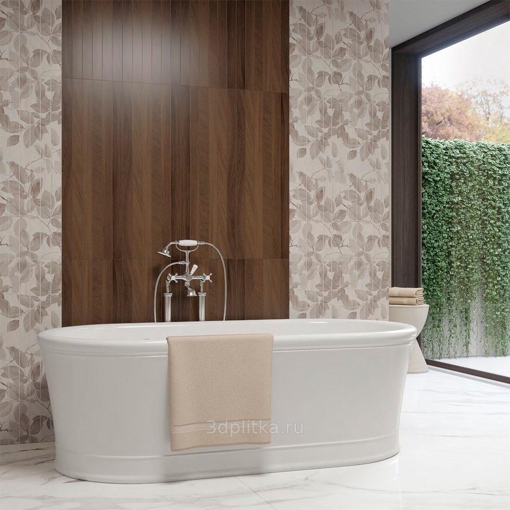 Kerama Marazzi Семпионе 30x89,5 см, керамика, Россия, под дерево - фото интерьера 1