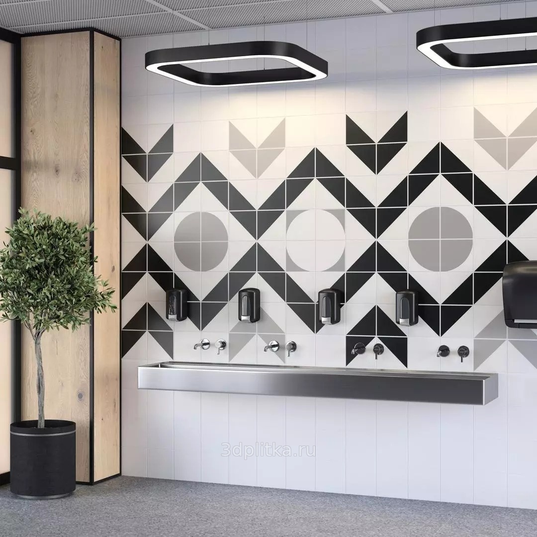 Kerama Marazzi Теорема 20x20 см, керамика, Россия - фото интерьера 1