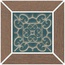 Kerama Marazzi Тровазо ID156 Наборный Коричневый Матовый Вставка 13x13 см, Россия, под дерево - фото 1