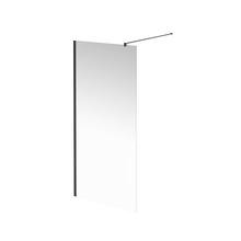 Kerama Marazzi Vetro VE.100.WI.BLK.M Прозрачное стекло / Профиль Черный матовый 100х195 Душевая перегородка 100x195 см, Россия - фото 1 - фото 1