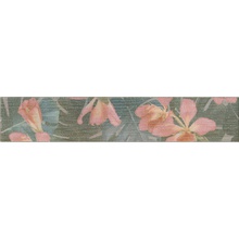 Kerama Marazzi Пальмовый лес HGD\A364\6000 Бордюр 7,7x40 см, для коридора и кухни, стиль: прованс, цвет: разноцветная, Россия, под обои - фото 1 - фото 1