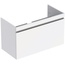 Geberit Renova Plan 869500000+122200000 Белый глянец 100 Тумба с раковиной 58,6x92,6x43,8 см, Швейцария - фото 2