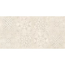 Idalgo Граните Стоун Цемент Декор Светло Бежевый ASR Rett Декор 60x120 см, Россия, под обои  - фото 1 - фото 1