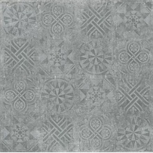 Idalgo Граните Стоун Цемент Декор Темно Серый ASR Rett 120 Декор 120x120 см, Россия, под обои  - фото 1 - фото 1