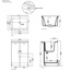 Kerasan Aquadom 029201N*1 Хозяйственная Белая 60 Раковина 50x60x41 см, Италия - фото 9