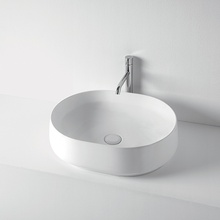 Kerasan F10 460530 Накладная Белый матовый 56 Раковина 44x56x15,5 см, Италия - фото 1 - фото 1