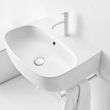 Kerasan Nolita 534101*1 Белый глянцевый 60 Раковина 45x60x15 см, Италия - фото 1 - фото 2