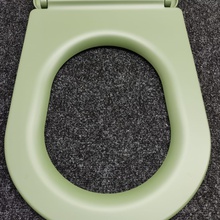 Kerasan Nolita 539111 С микролифтом  Орех матовый (Verde) Крышка-сиденье 53x35x3 см, Италия - фото 1 - фото 3