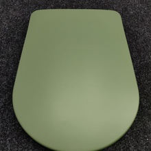 Kerasan Nolita 539111 С микролифтом  Орех матовый (Verde) Крышка-сиденье 53x35x3 см, Италия - фото 1 - фото 2