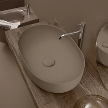 Kerasan Nolita 534388 Накладная Вruno matt 60 Раковина 40x60x15 см, Италия - фото 1 - фото 3