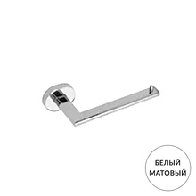 Kerasan Nolita 922430 Белый матовый Держатель туалетной бумаги 7,5x16x4 см, Италия - фото 1 - фото 1